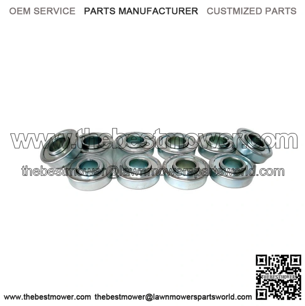 Wheel Bearings 10-Pack, 1-3/8" OD x 5/8" ID for Lawn Mowers & Garden Wagons