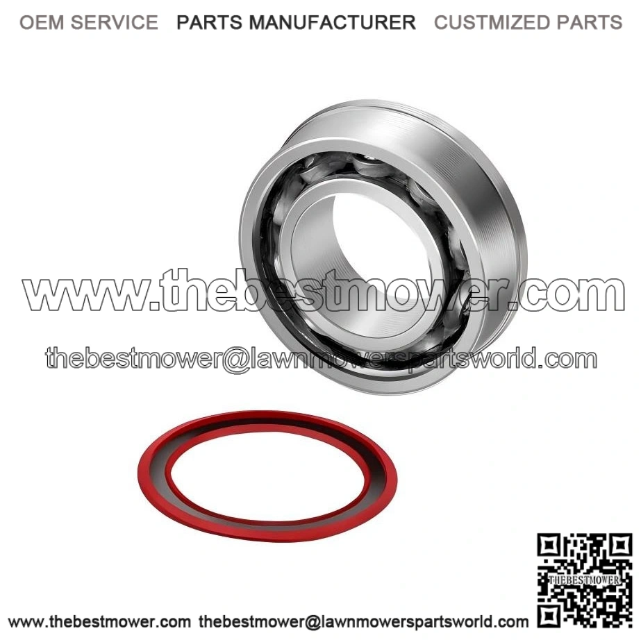 Flanged Ball Bearings 3/4" ID x 1-3/8" OD 10-Pack for Lawn Mower Cart Wheel Parts - Image 2