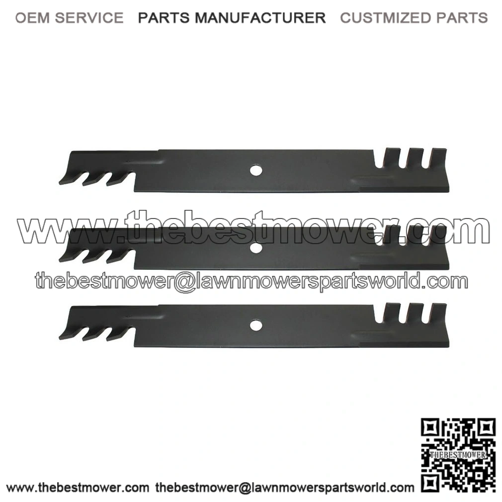 3-Piece Toothed Mower Blade Set 7075770, 21" - Fits Snapper Pro 61 Deck